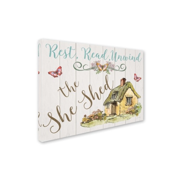 Jean Plout 'The She Shed 1' Canvas Art,35x47